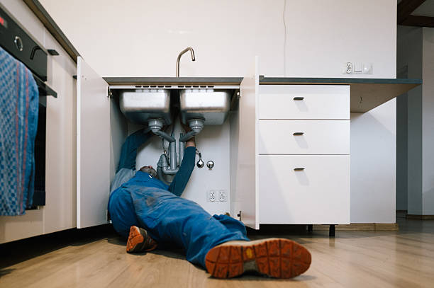 Professional Drain Cleaning technician working in Enon Valley, PA